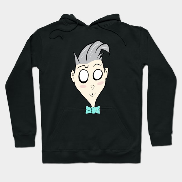 Stay weird quirky ghostly caricature Hoodie by EvilDD